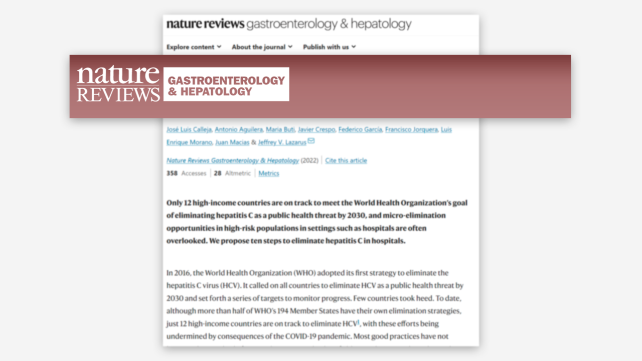 Nature Reviews Gastroenterology & Hepatology publica el decálogo de la