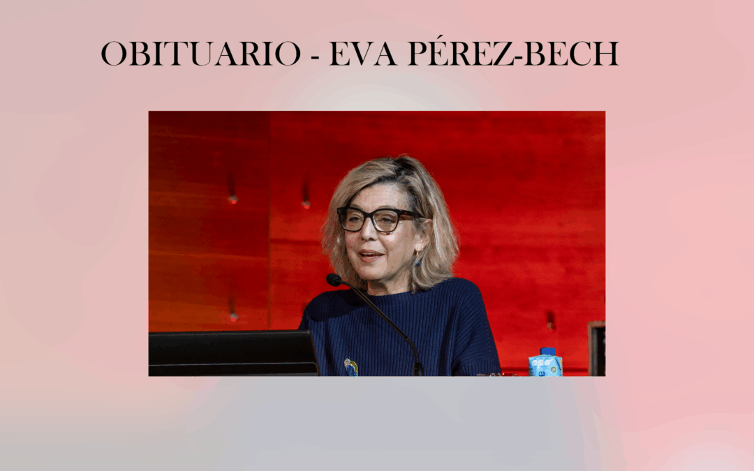 OBITUARIO EN MEMORIA DE EVA PÉREZ-BECH