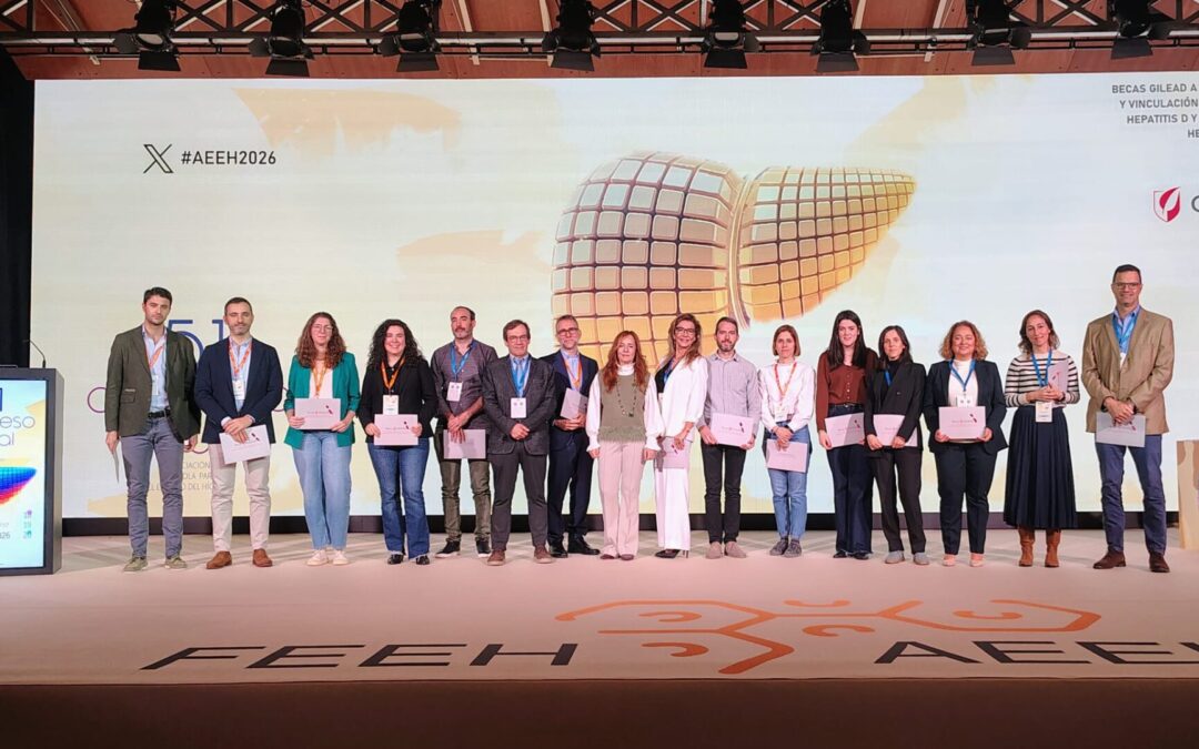 Conoce a los ganadores de las Becas Gilead-AEEH de investigación en hepatitis, en su 8ª convocatoria