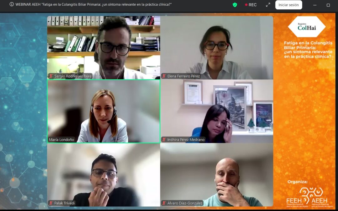 Éxito de participación en el webinar ColHai sobre la fatiga en la Colangitis Biliar Primaria