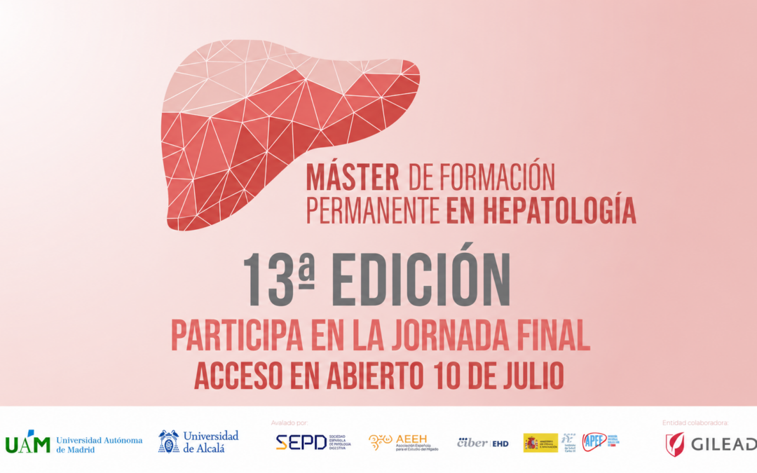 Inscríbete a la jornada final en abierto del 13º Máster de Formación Permanente en Hepatología