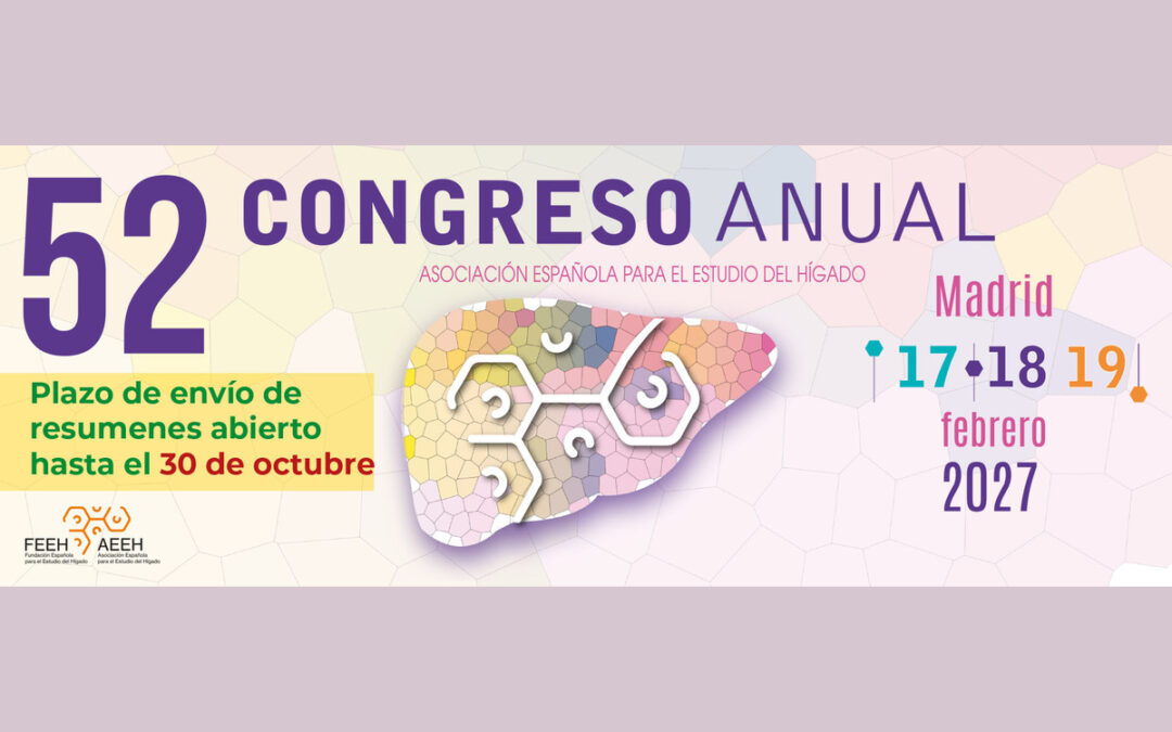 Abierto hasta el 30 de octubre el plazo de envío de resúmenes para el 52º Congreso Anual de la AEEH